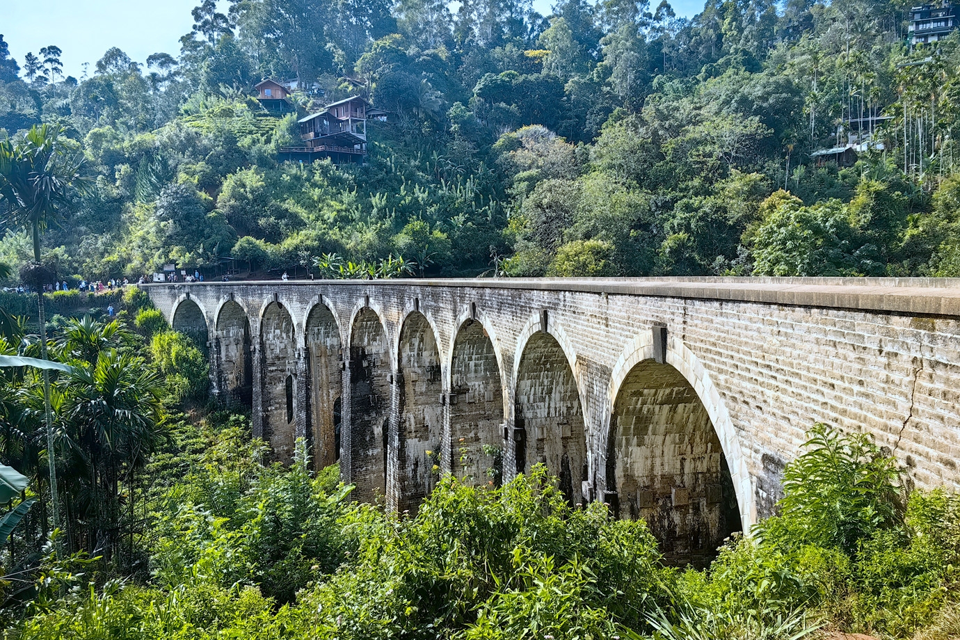 斯里蘭卡-艾拉 Ella 九孔橋 Demodara Nine Arch Bridge